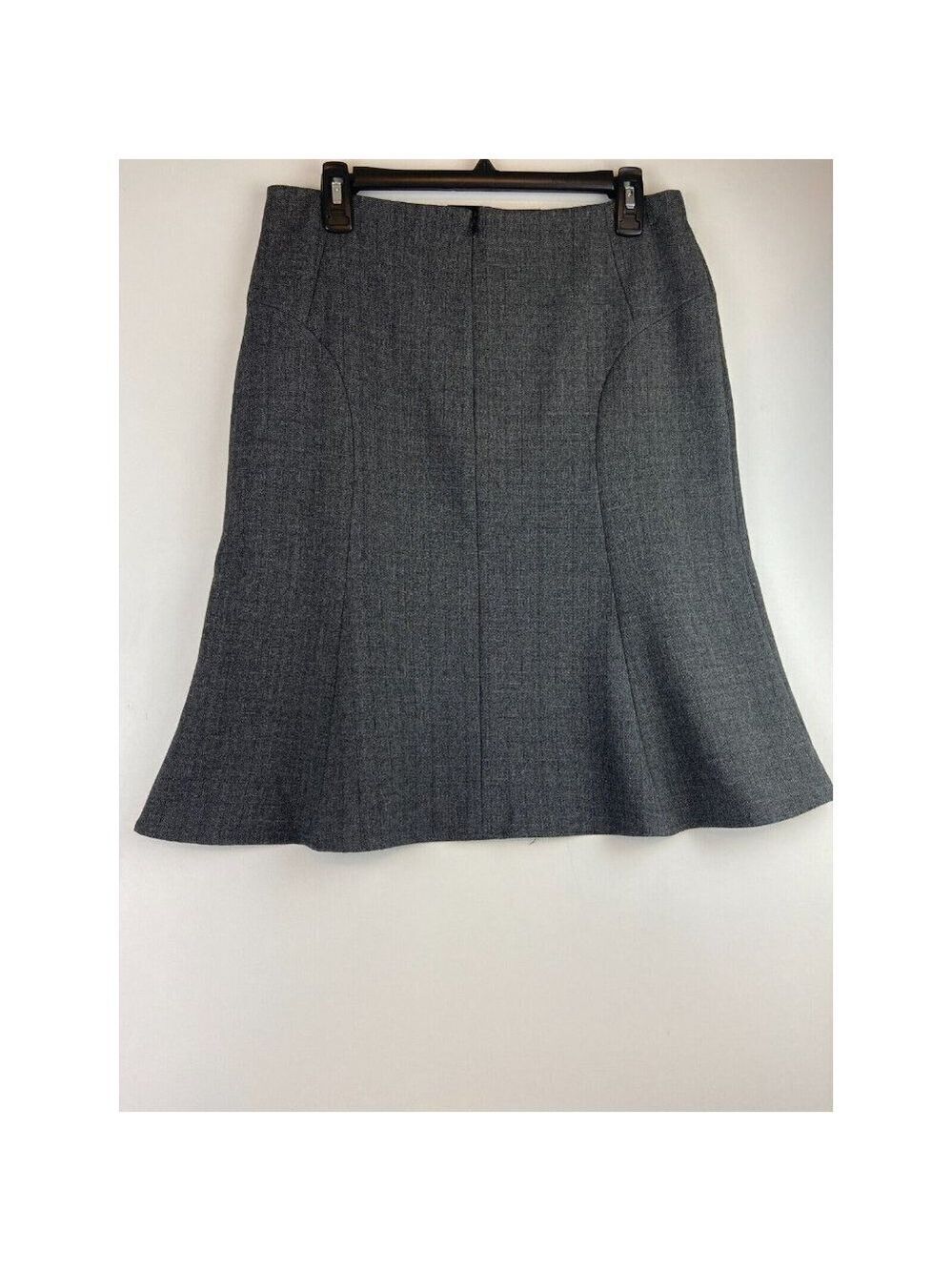 Cleo Charcoal Flippy Suiting Skirt Size 6 - Picture 6 of 12